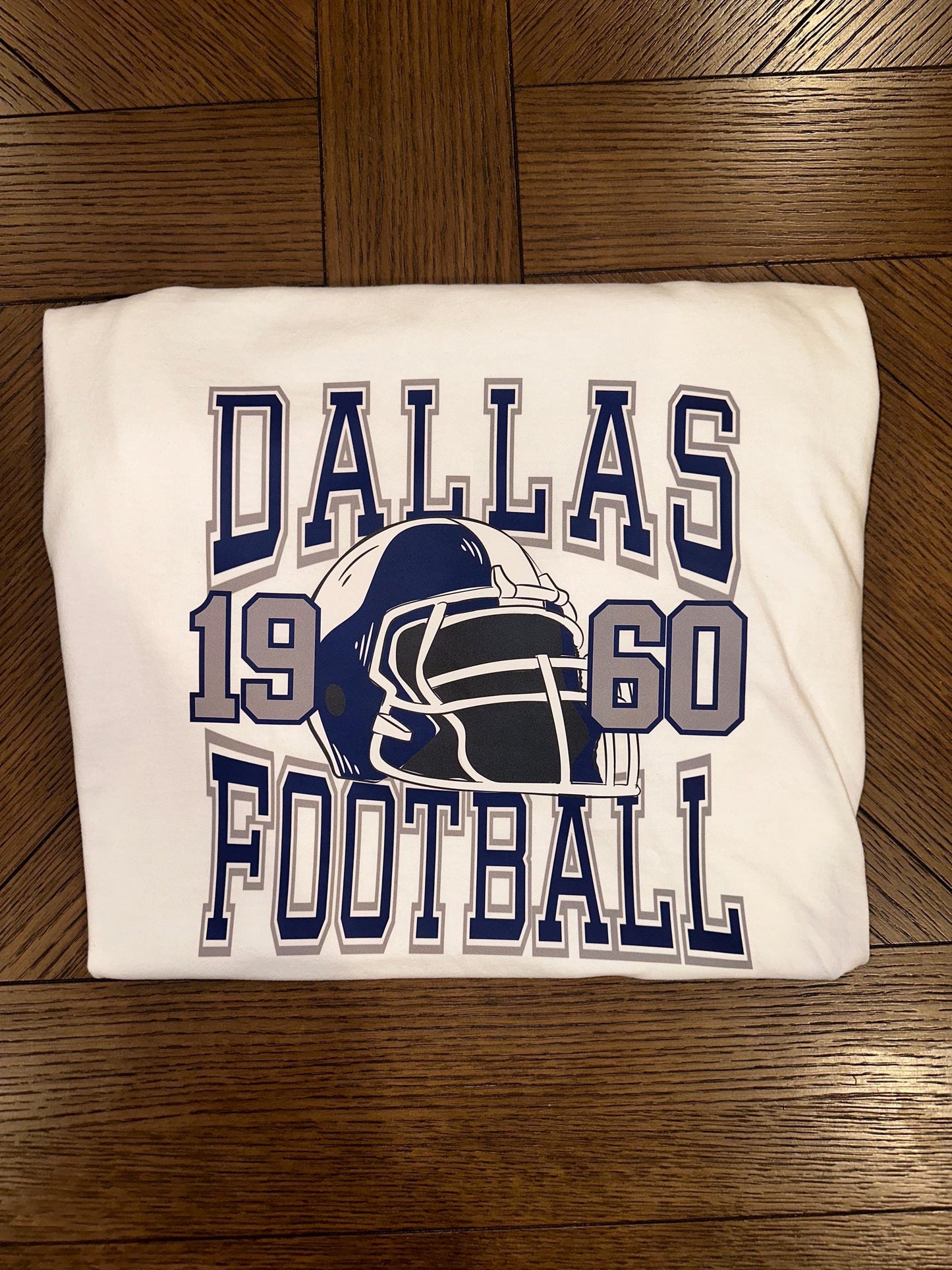 Dallas Football Helmet T-Shirt