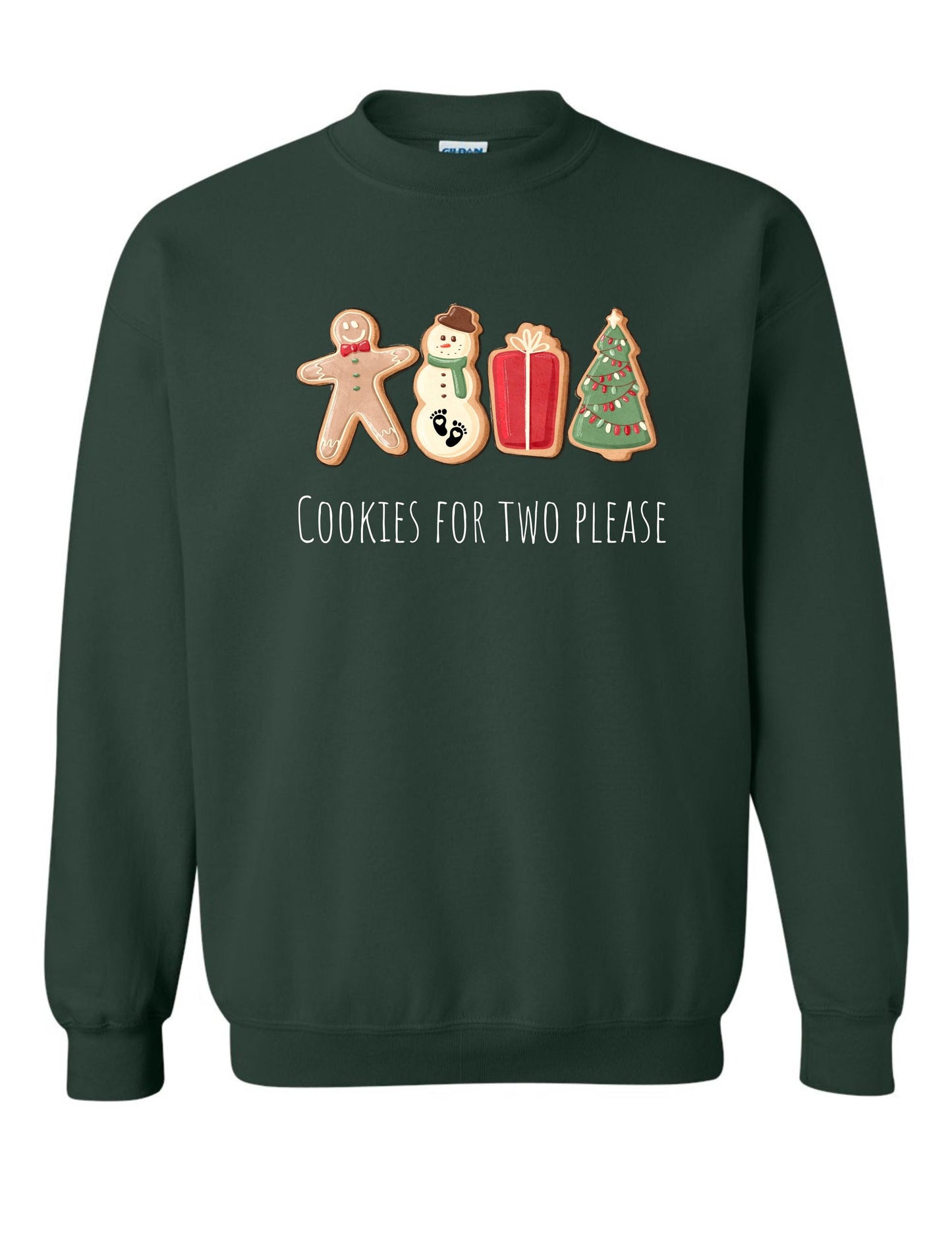 Cookies for two please Christmas Crewneck