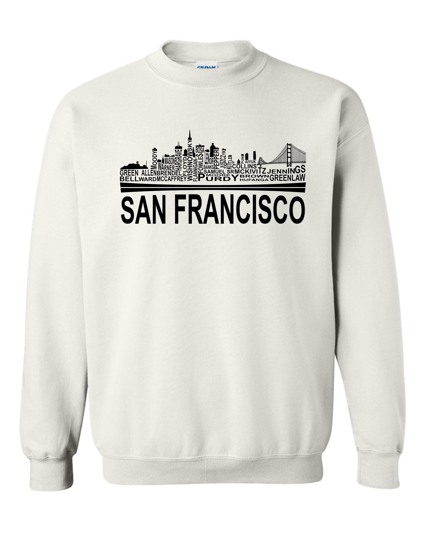 San Fransisco Football Skyline Crewneck
