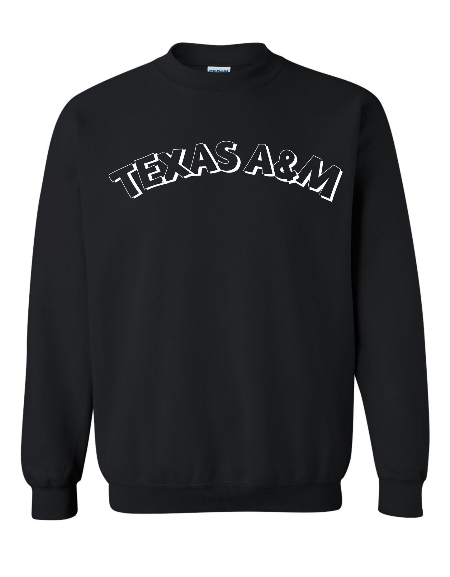 A&M Aggies Outline Crewneck