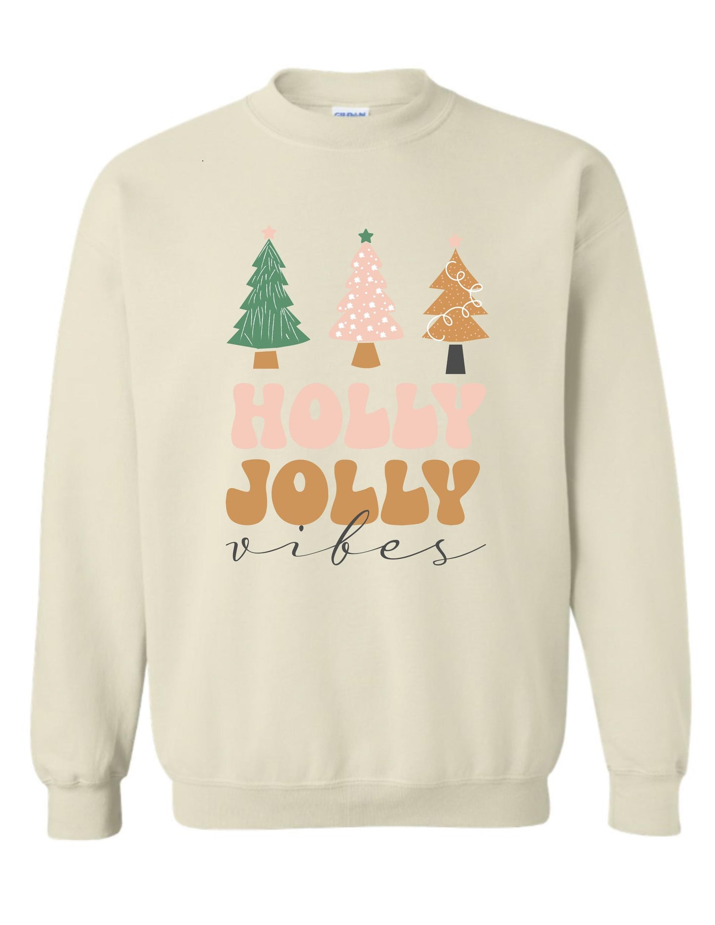 Holly Jolly Vibes Crewneck