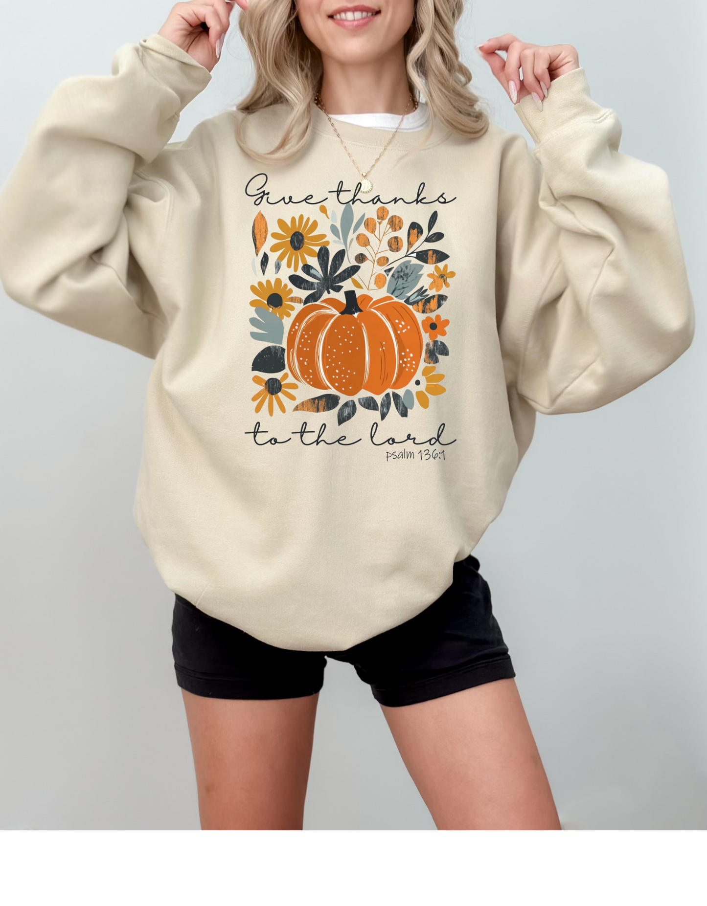 Give Thanks To The Lord Crewneck