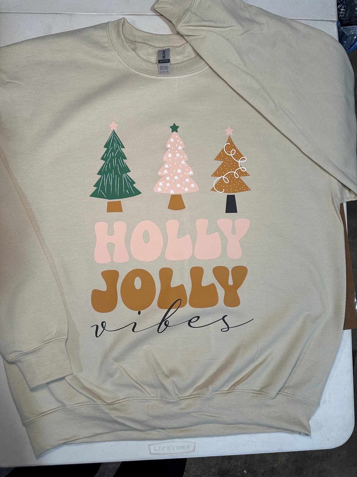 Holly Jolly Vibes Crewneck