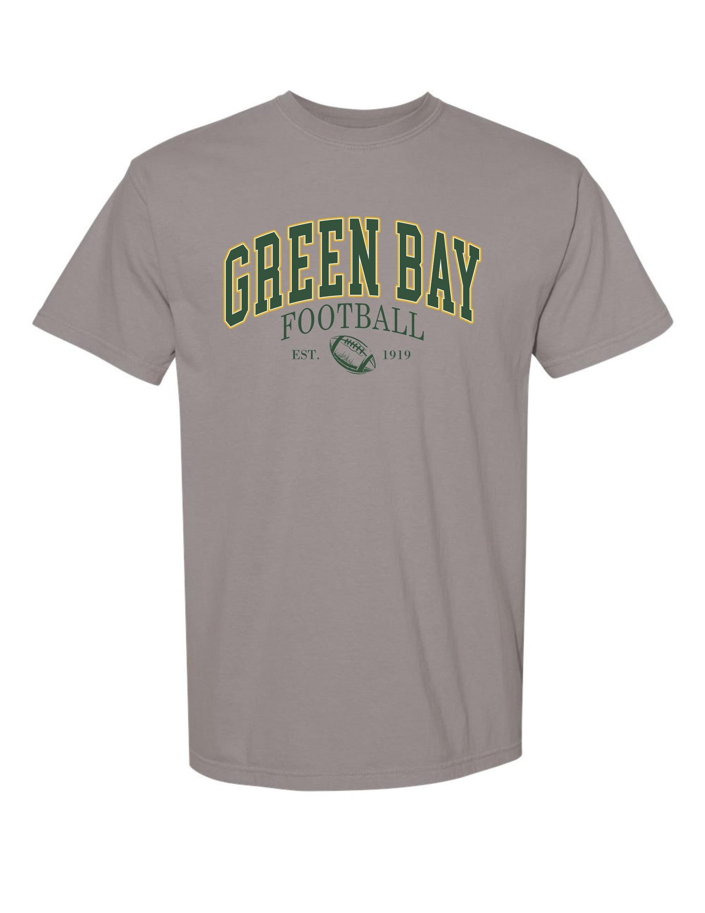 Green Bay Football est 1919 Comfort Colors Tshirt