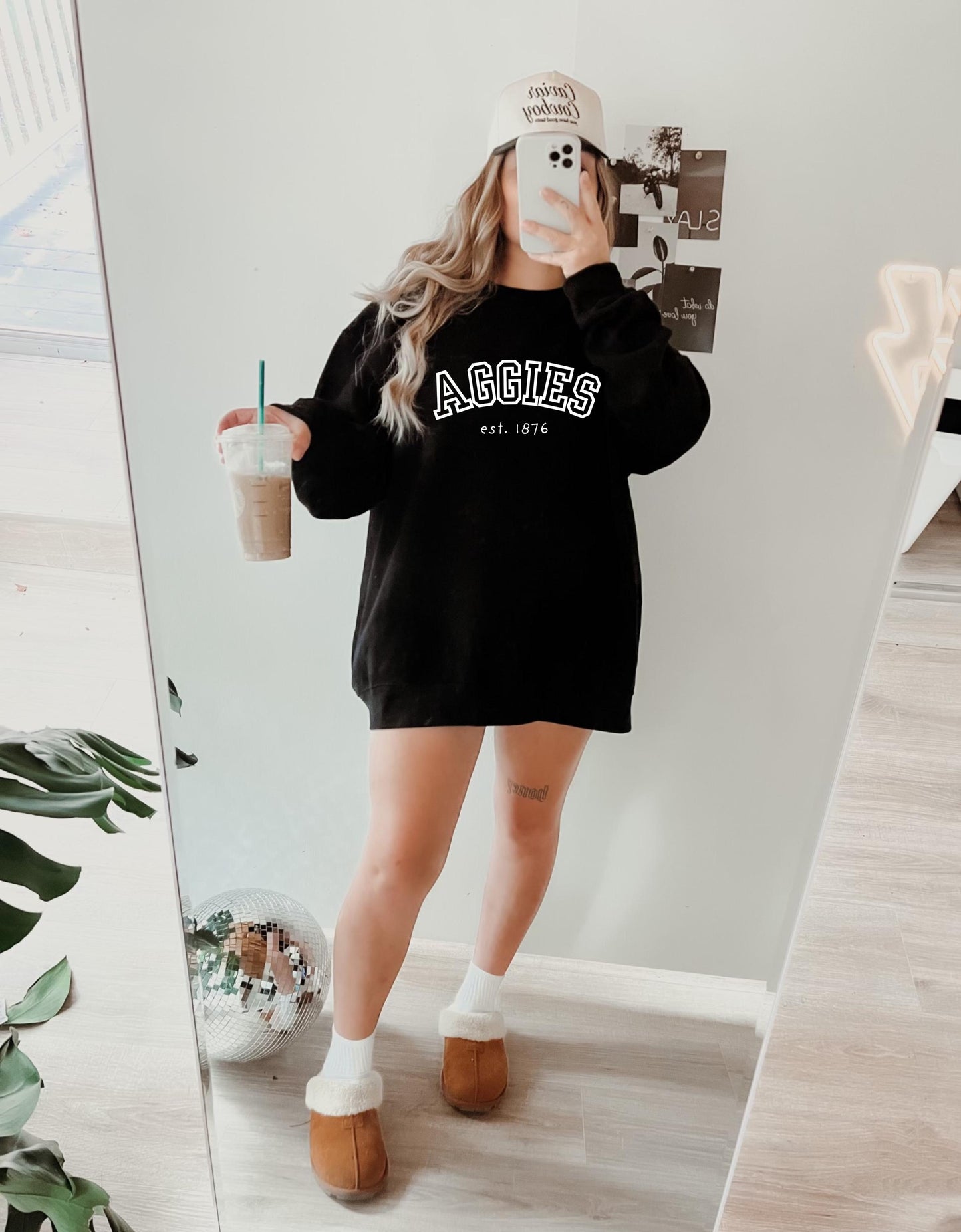 Aggie College est 1876 Crewneck