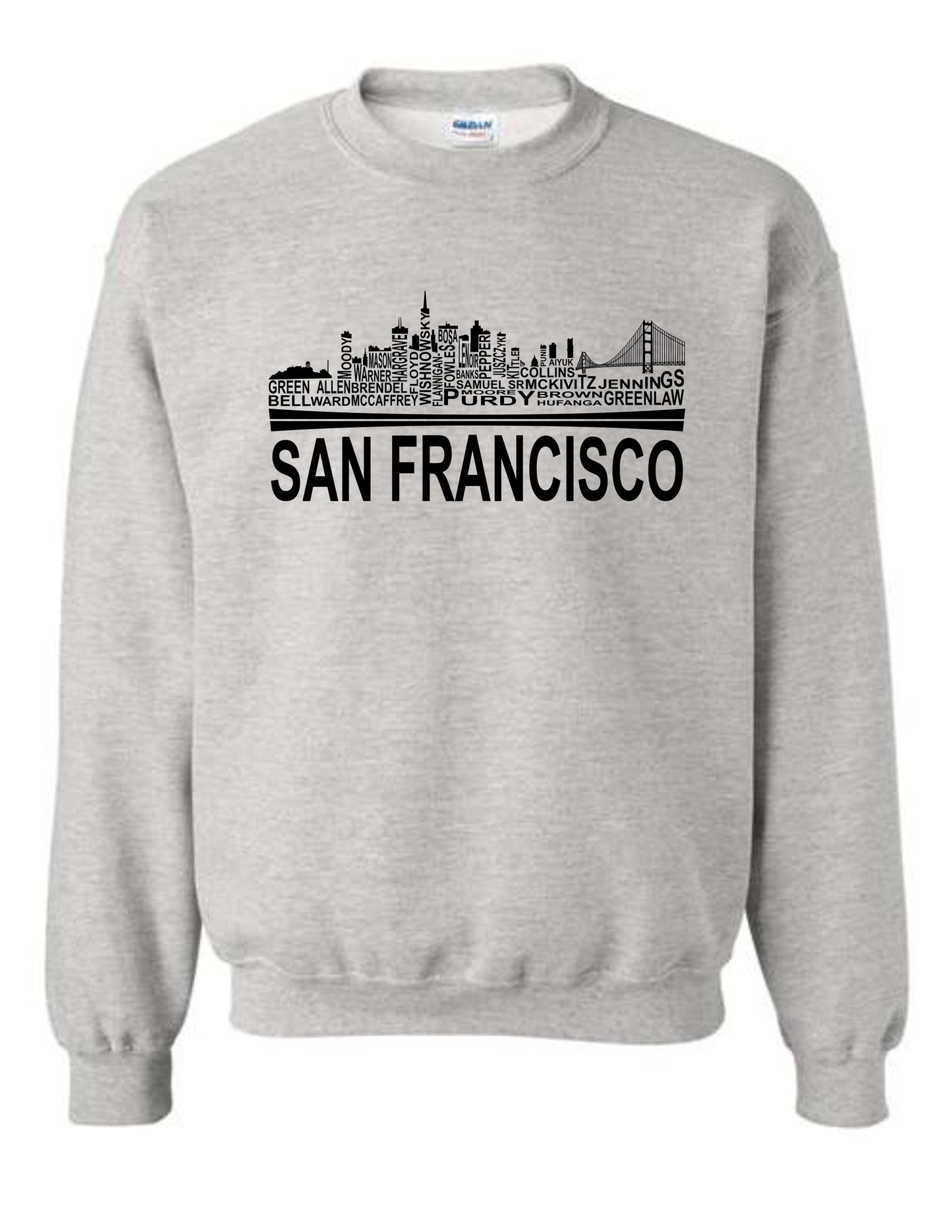 San Fransisco Football Skyline Crewneck