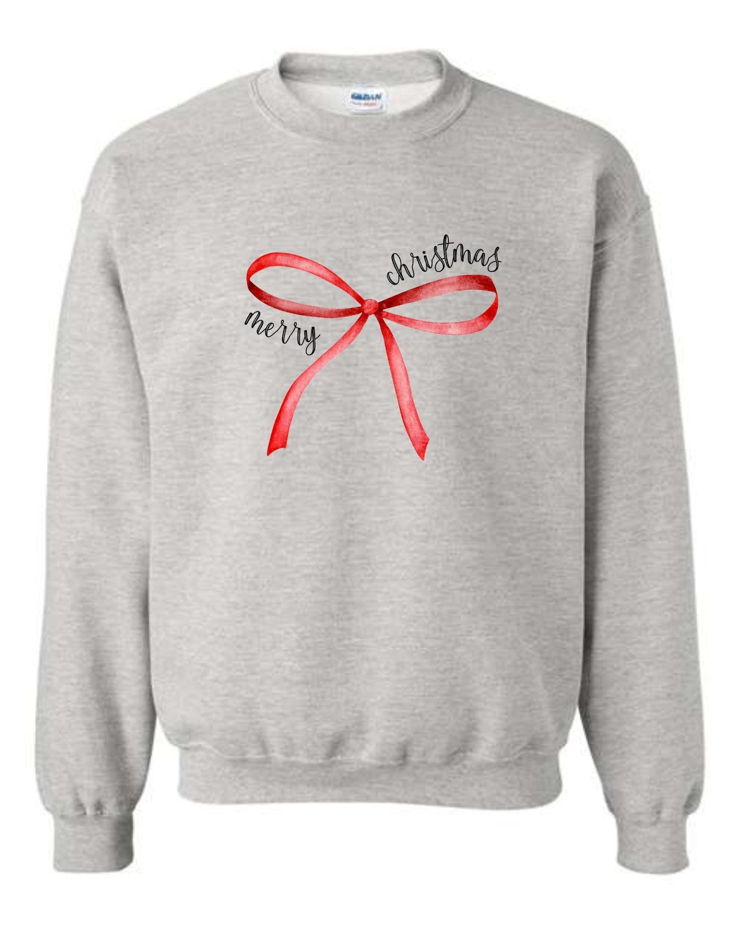Merry Christmas Bow Crewneck
