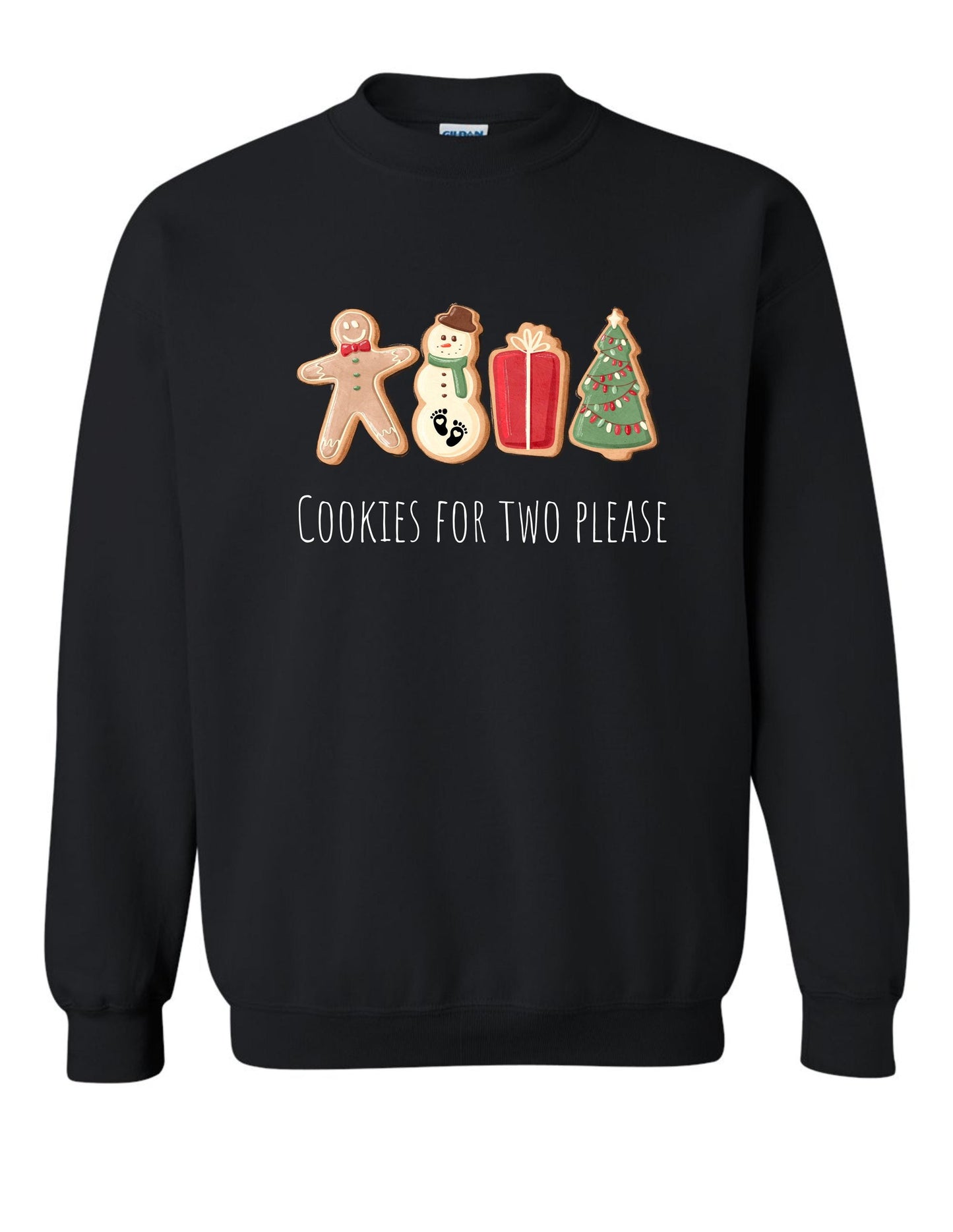 Cookies for two please Christmas Crewneck