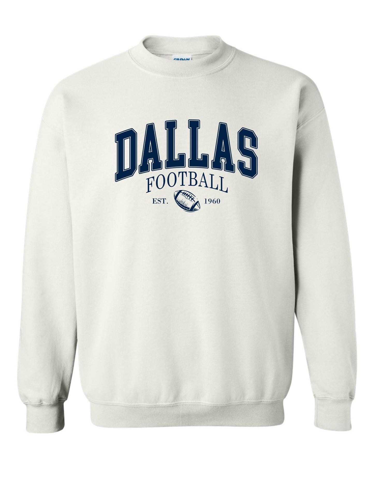 Dallas Football est 1960 Crewneck