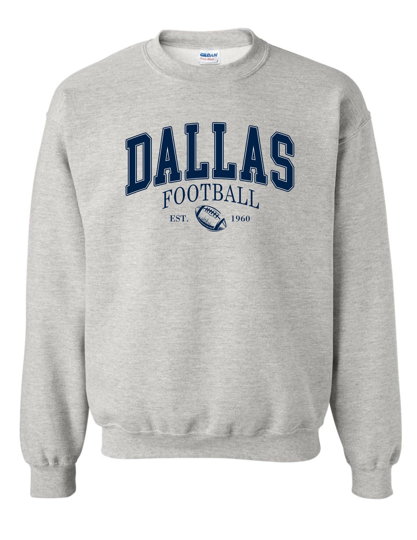 Dallas Football est 1960 Crewneck