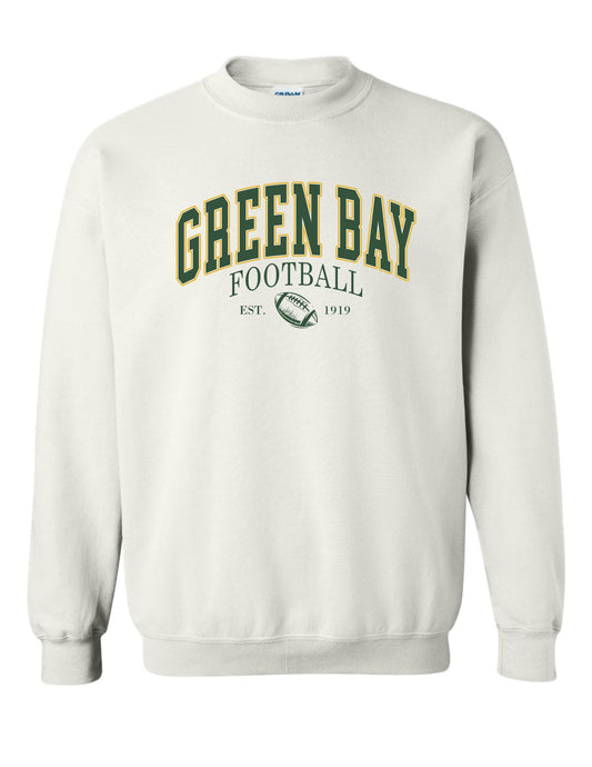 Green Bay Football est 1919 Crewneck