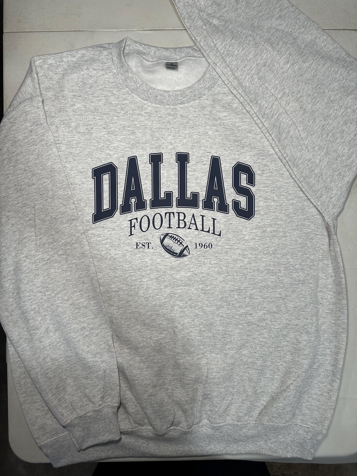 Dallas Football est 1960 Crewneck