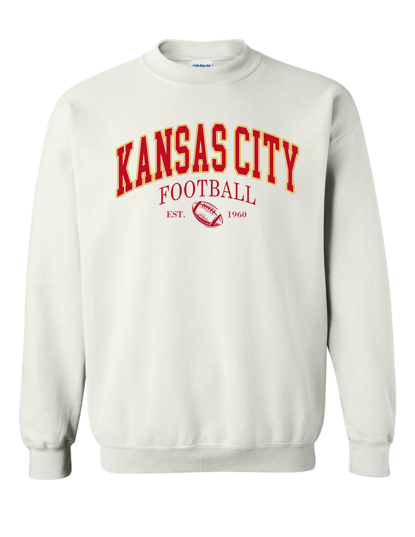 Kansas City Football est. 1960 Crewneck