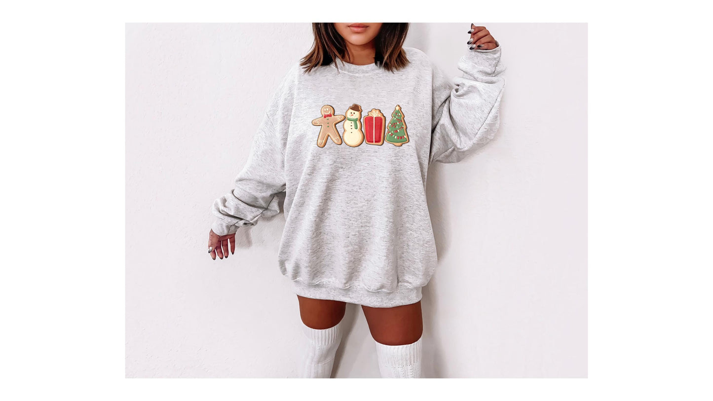 Gingerbread Cookie Christmas Crewneck