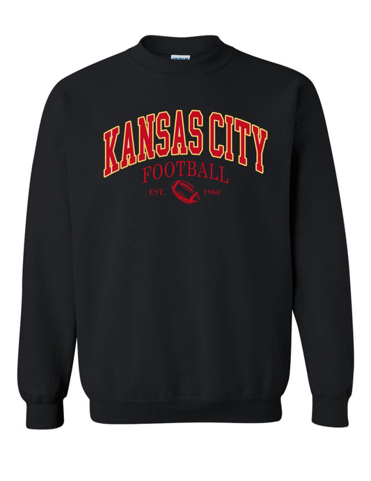 Kansas City Football est. 1960 Crewneck